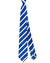 Kiton Silk Tie Royal Blue Stripes - Sevenfold Necktie
