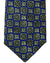 Kiton Tie Purple Forest Green Medallions - Sevenfold Necktie
