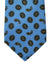 Kiton Tie Sky Blue Medallions Paisley- Sevenfold Necktie