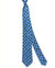 Kiton Tie Sky Blue Medallions Paisley- Sevenfold Necktie