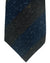 Kiton Tie Dark Blue Brown Speckles & Stripes - Sevenfold Necktie