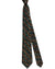 Kiton Silk Tie Brown Aqua Herringbone & Stripes Design - Sevenfold Necktie