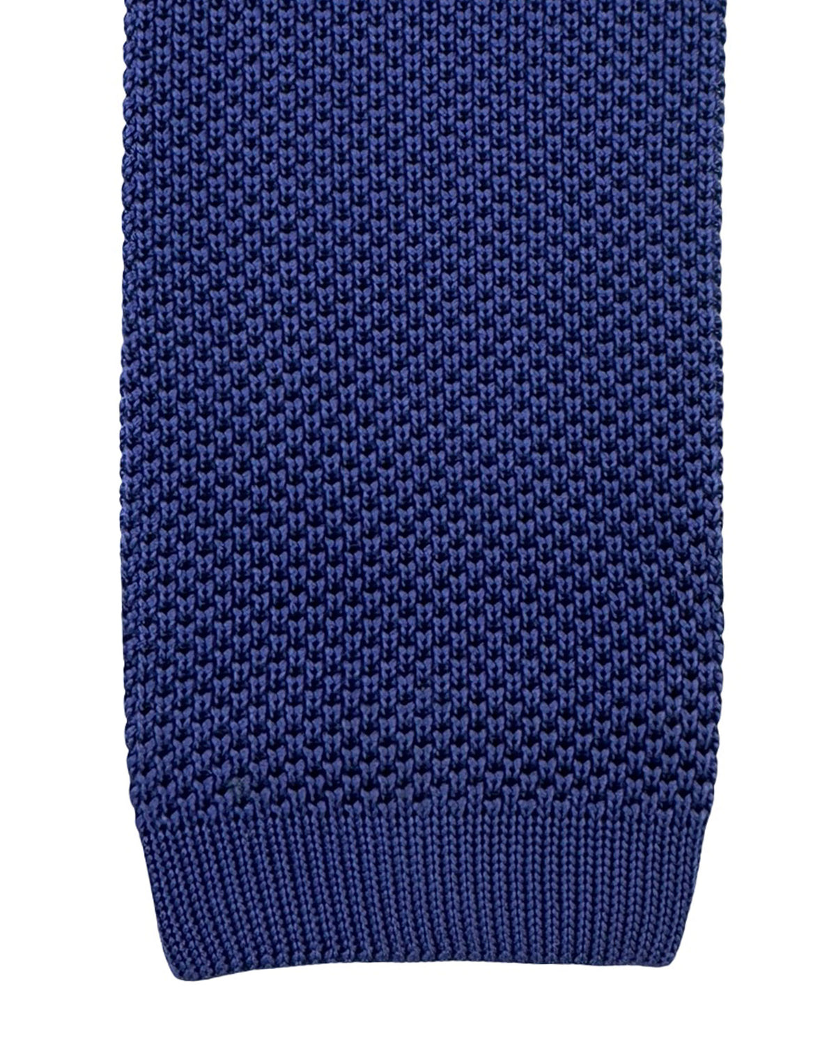 Kiton Square End Knitted Tie Purple