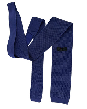 Kiton Square End Knitted Tie New