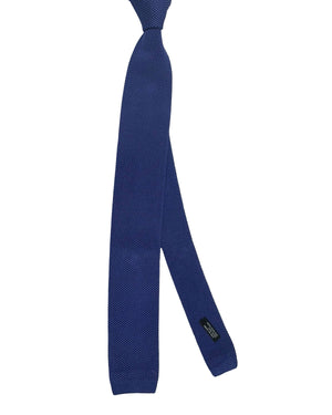 Kiton Square End Knitted Tie Purple