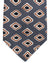 Kiton Silk Tie Gray Brown Design - Sevenfold Necktie