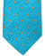 Kiton Silk Tie Aqua Orange Dots Design - Sevenfold Necktie