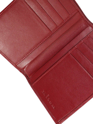 Kiton Wallet - Bordeaux Leather Men Wallet FINAL SALE