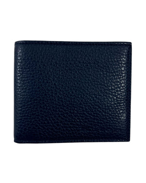 Kiton Wallet - Dark Blue Grain Leather