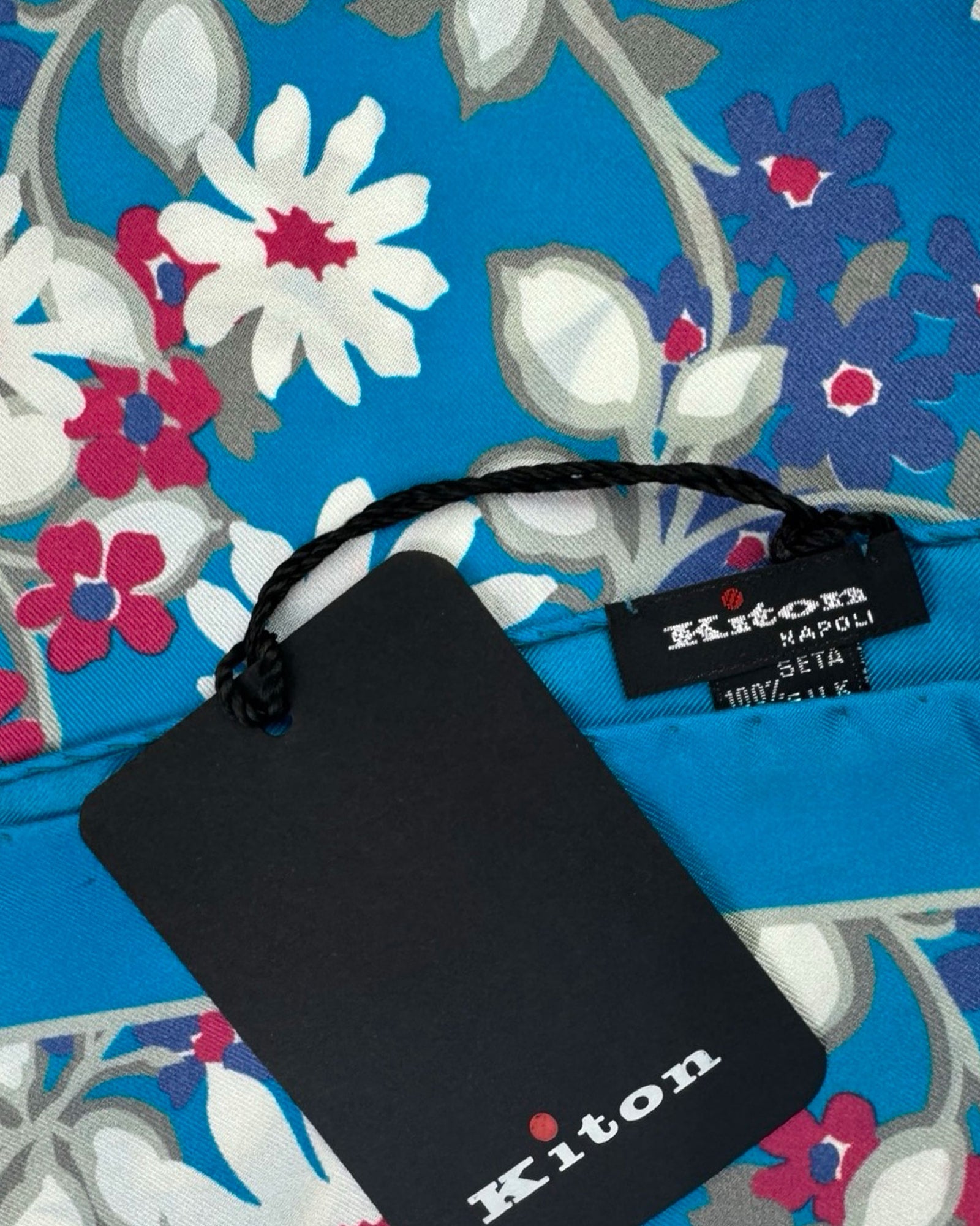 Authentic Kiton pocket square