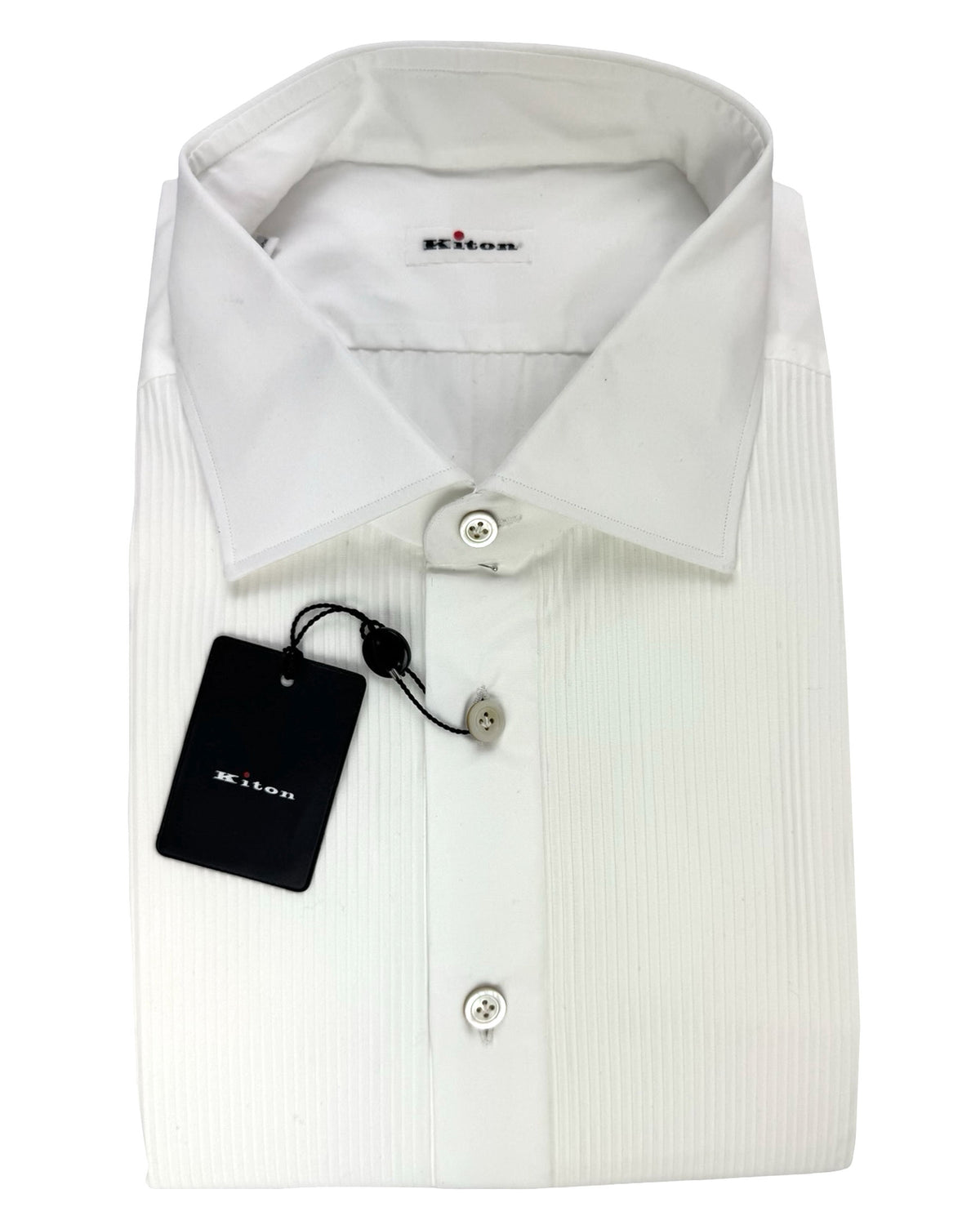 Men Kiton Tuxedo Shirt