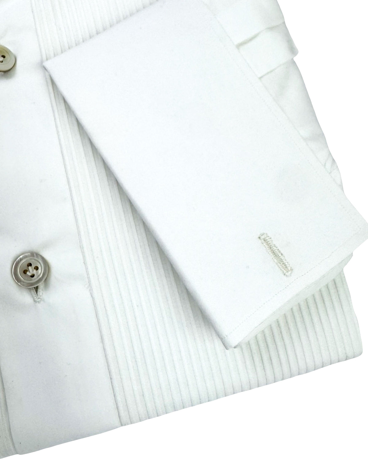 Kiton Tuxedo Shirt White