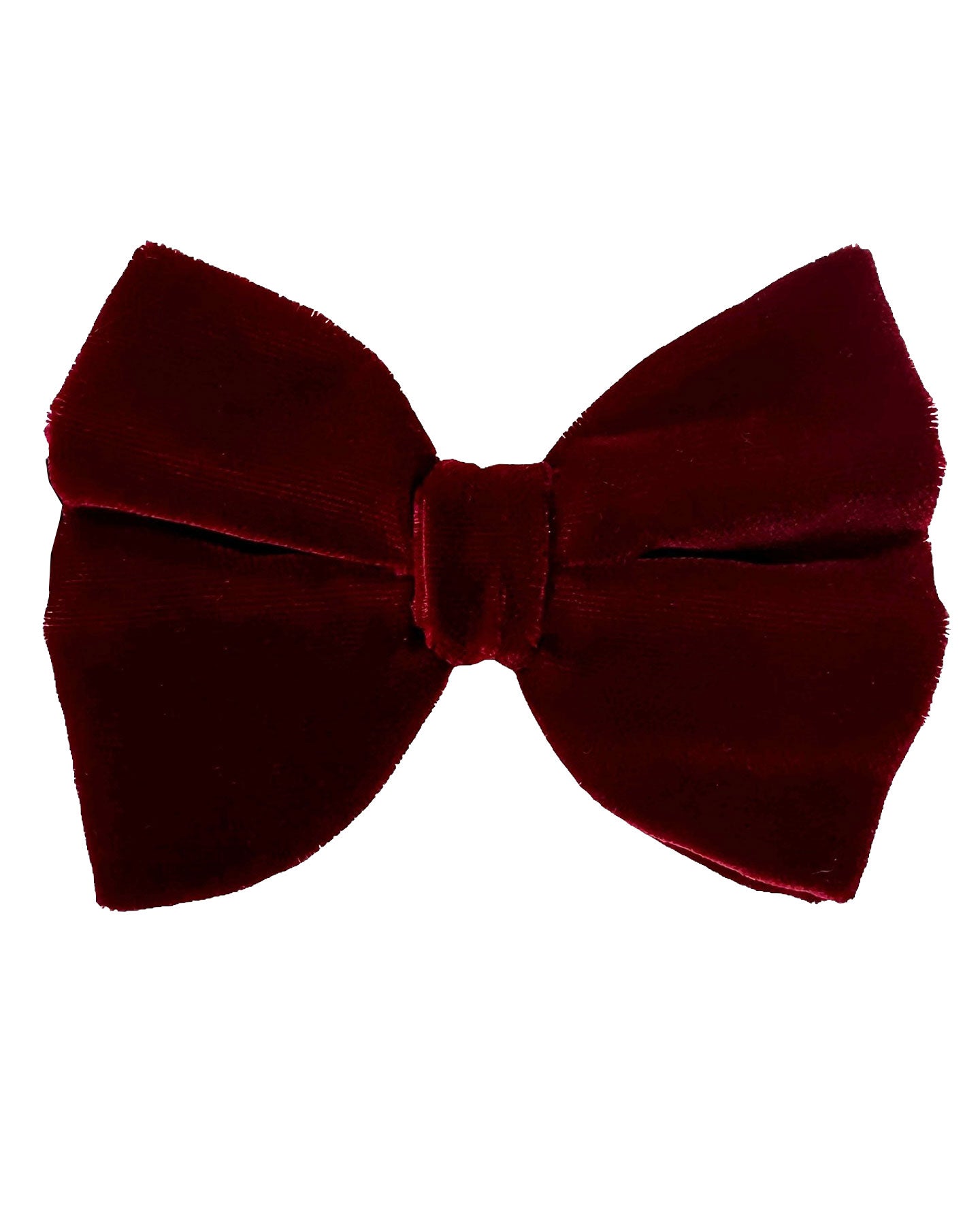 Le Noeud Papillon Bow Tie Bordeaux Velvet Large Butterfly