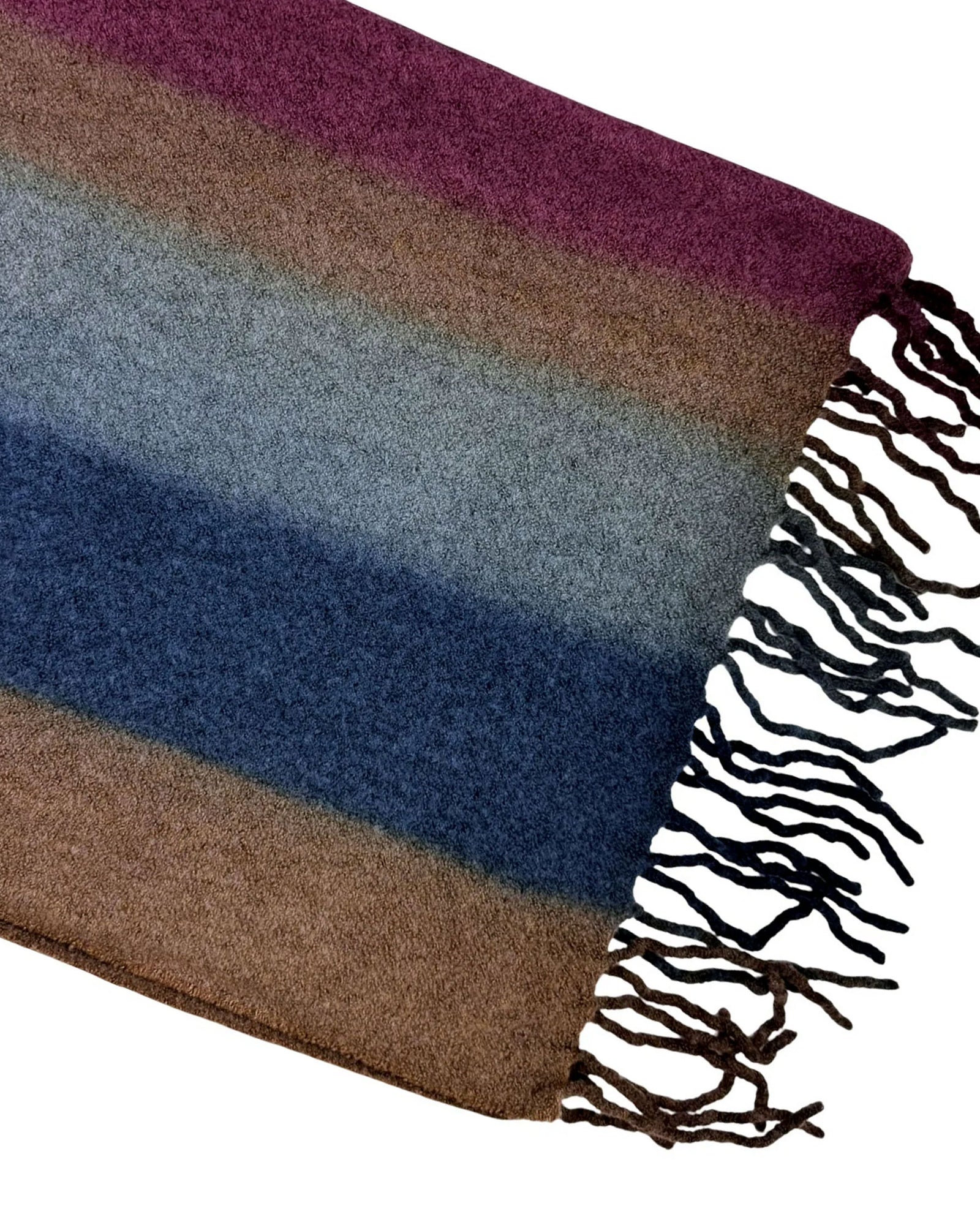 Loro Piana Scarf Grande Stripes Fringe Design - Luxury Shawl