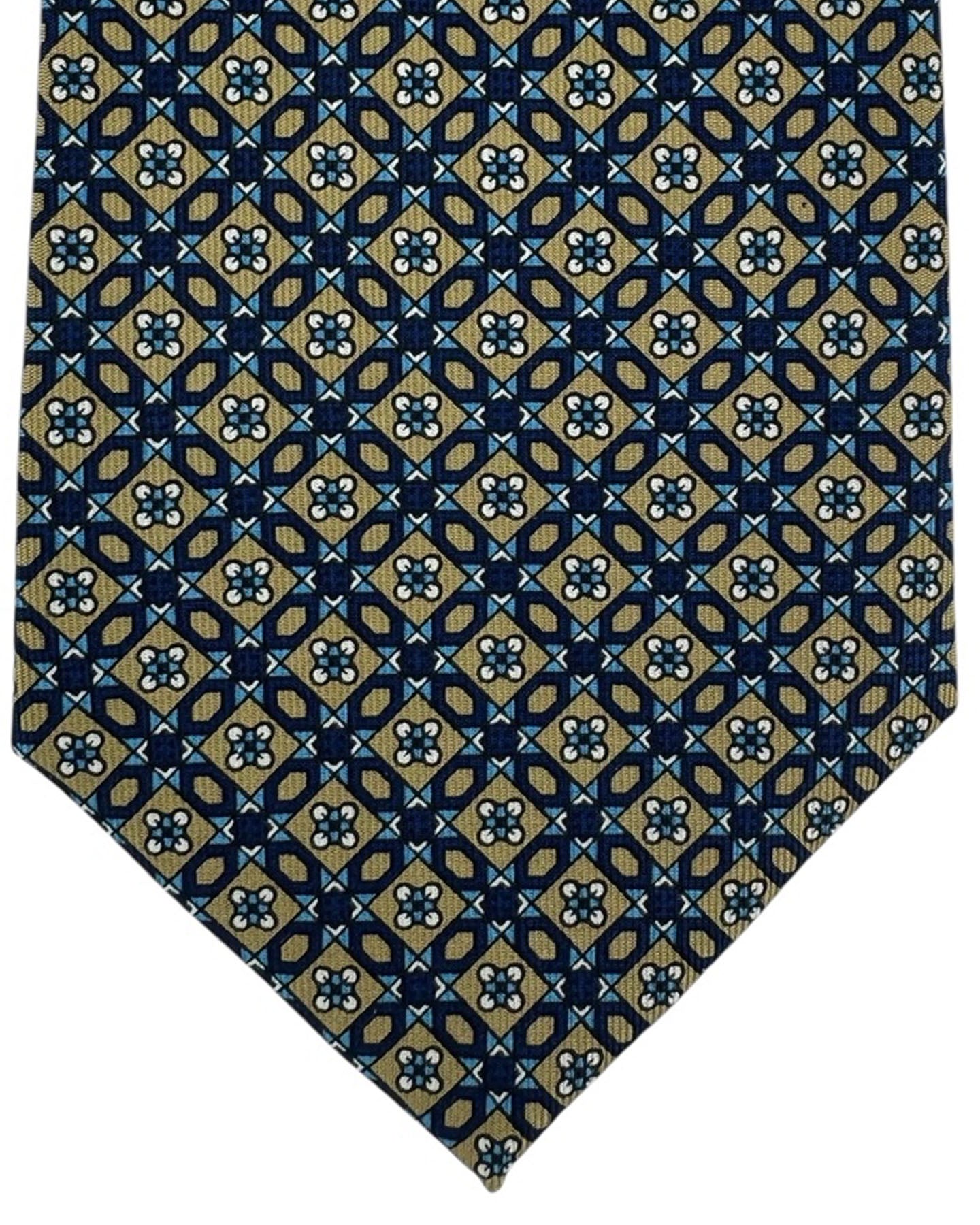 Navy Blue Olive Tie