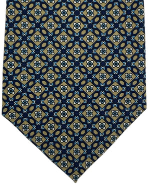 Navy Blue Olive Tie