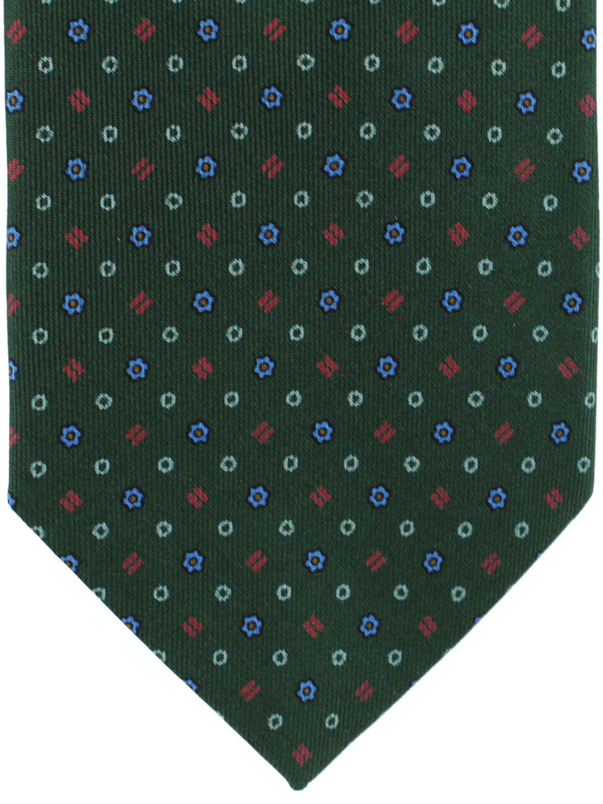 E. Marinella Tie Dark Green Floral