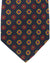 E. Marinella Tie Dark Navy Red Geometric Design