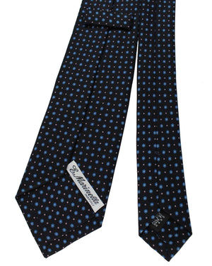 E. Marinella Tie Black Blue Pink - Sartorial