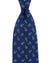 E. Marinella Tie Royal Blue Mini Floral Design - Wide Necktie