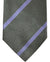 E. Marinella Tie Gray Lilac Stripes Design