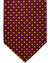 E. Marinella Tie Maroon Dark Blue Peach Mini Geometric Design