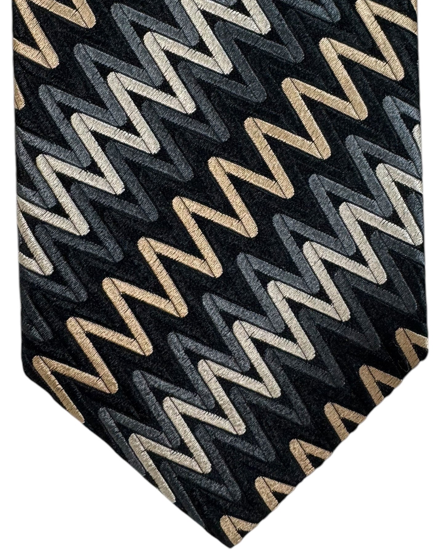 Missoni Tie Gray Zig Zag Design SALE
