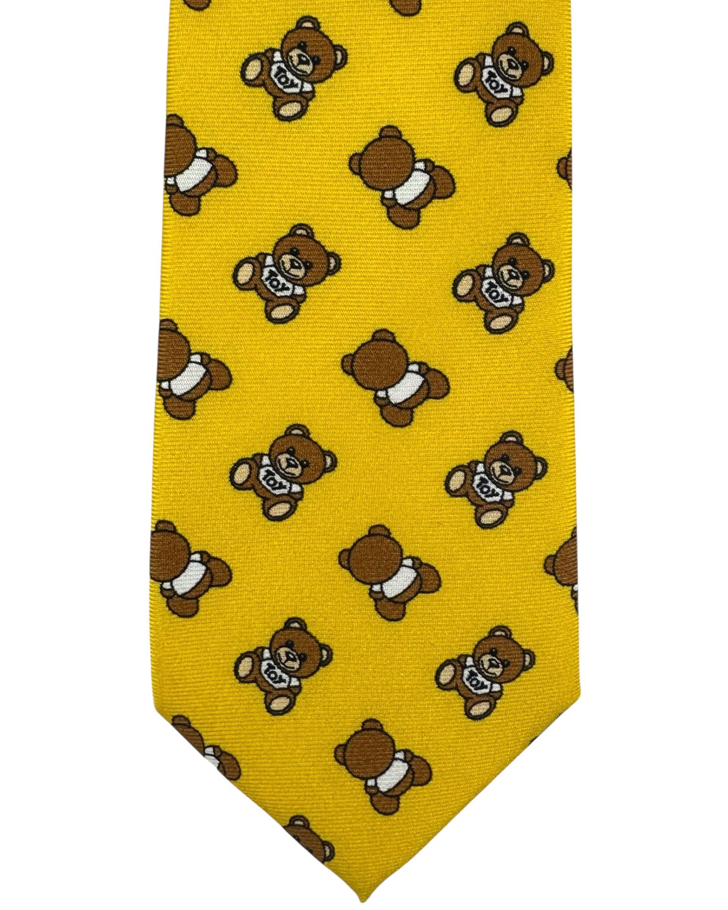 Moschino Skinny Tie Orange Toy Bear Design SALE