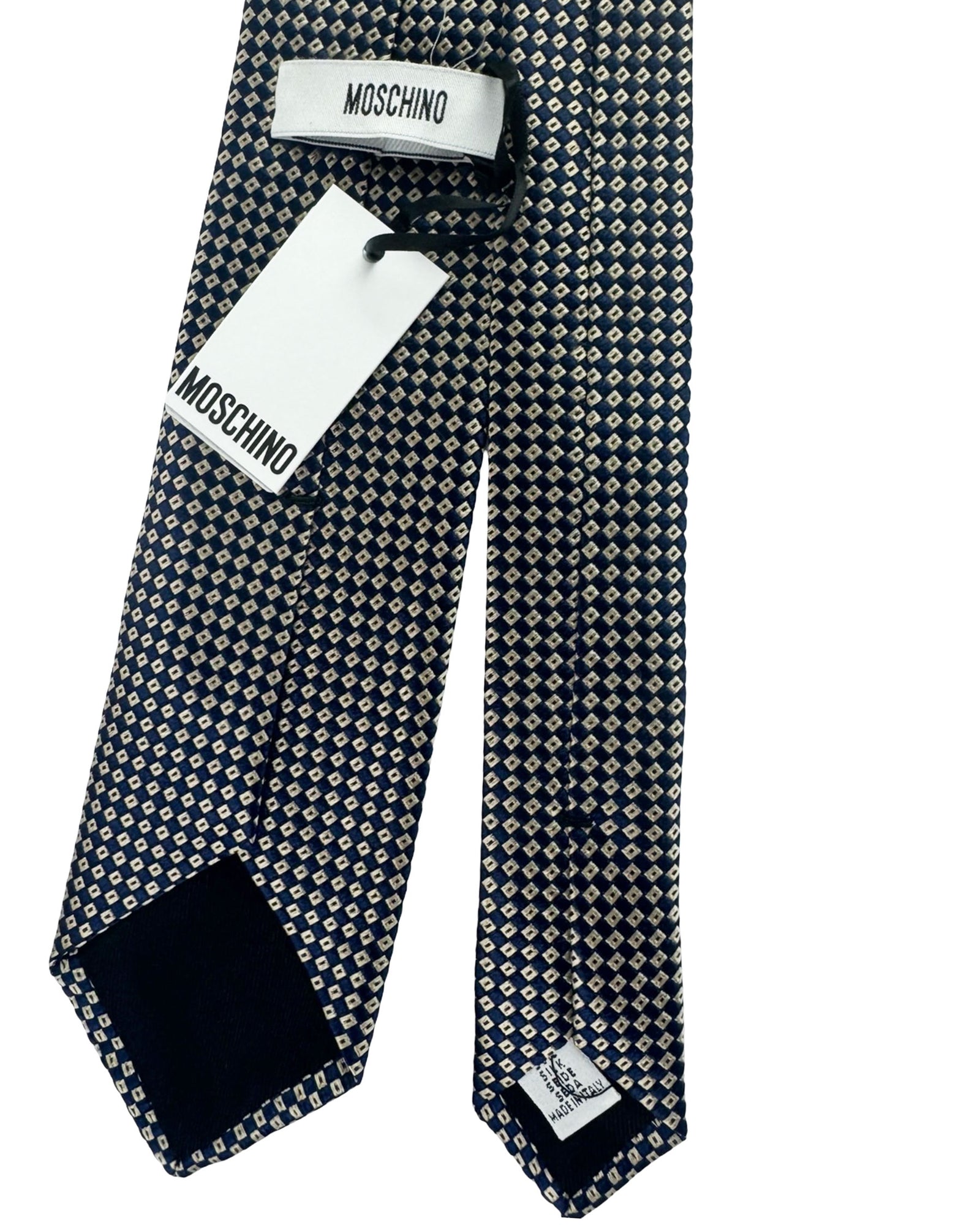 Moschino Silk Tie Hand Made In Italy