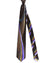 Vitaliano Pancaldi Silk Tie Dark Brown Purple Multi Colored Swirl Design