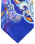 Vitaliano Pancaldi Silk Tie Royal Blue Aqua Paisley Design