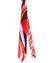 Vitaliano Pancaldi Silk Tie Pink Red Floral Swirl Design
