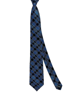 Vitaliano Pancaldi Pleated Silk Tie 