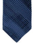 Vitaliano Pancaldi Pleated Silk Tie Midnight Blue Blue Micro Pattern