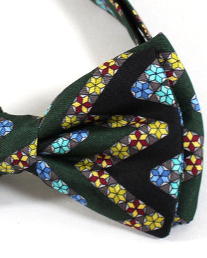 Emilio Pucci Silk Bow Tie Made In Italy