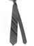 Stefano Ricci Tie Black Gray Geometric - Pleated Silk Necktie