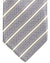 Stefano Ricci Silk Tie Silver Taupe Gray Stripes