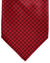 Stefano Ricci Silk Tie Red Mini Medallions Design
