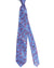Stefano Ricci Tie Blue Lavender Red Ornamental - Pleated Silk