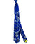 Emilio Pucci Silk Tie Signature Royal Blue Black Gray Swirl Design
