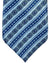 Stefano Ricci Silk Tie Sky Blue Royal Blue Stripes Design