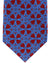 Stefano Ricci Silk Tie Red Blue Medallions