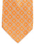 Stefano Ricci Silk Tie Peach Orange Geometric