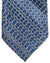 Stefano Ricci Pleated Silk Tie Royal Blue