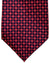 Stefano Ricci Tie Dark Blue Red Mini Geometric Design