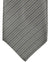 Stefano Ricci Silk Tie Taupe Silver Stripes