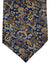 Stefano Ricci Silk Tie Midnight Blue Brown Paisley & Ornamental