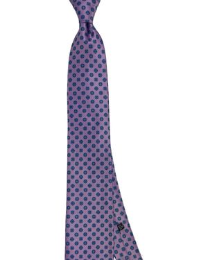 Stefano Ricci Tie Pink Blue Grey Geometric