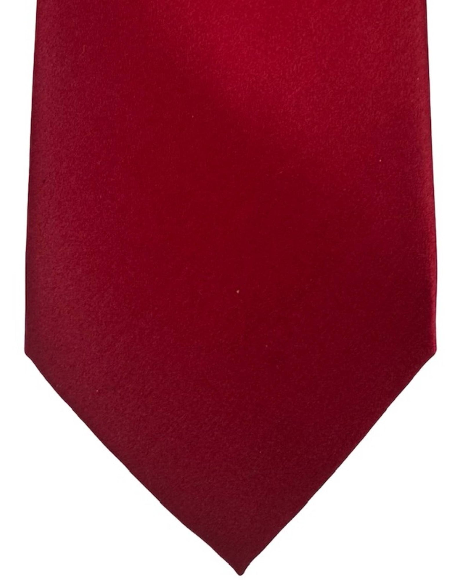 Stefano Ricci Silk Tie Solid Bordeaux
