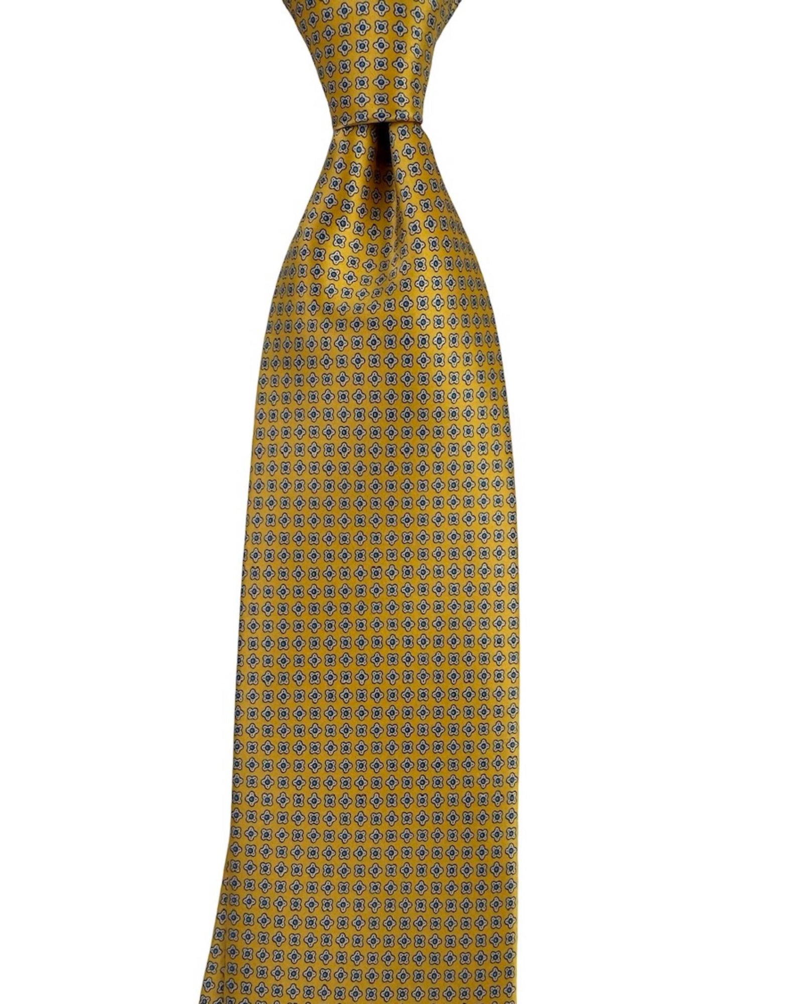 Stefano Ricci Tie Orange Blue Mini Geometrics